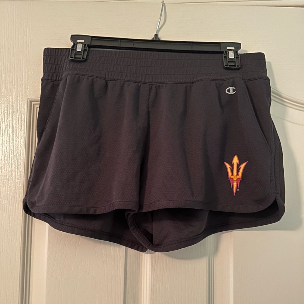 Black Arizona State University shorts